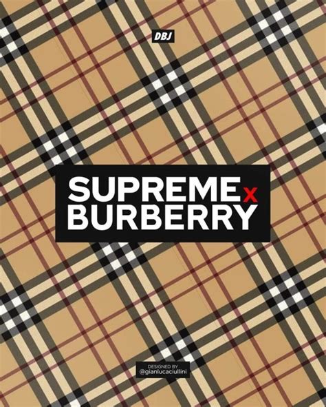 burberry supreme drop time|supreme x burberry price list.